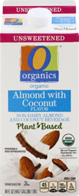 O Organics Organic Almondmilk With Coconutmilk Unsweetened - 64 Fl. Oz. - Image 2