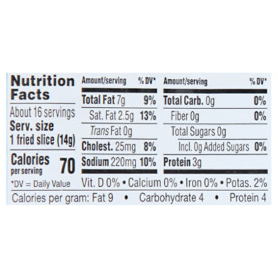 Open Nature Bacon Applewood Smoked Center Cut Uncured - 24 Oz - Image 4