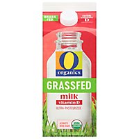 O Organics Organic Milk Grass Fed Vitamin D - Half Gallon - Image 2