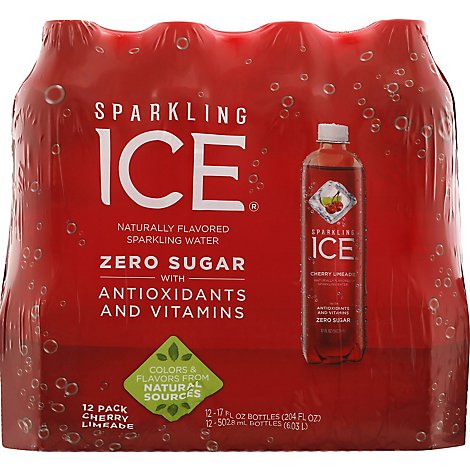 Sparkling Ice Cherry Limeade Sparkling Water 12-17 fl. oz ...