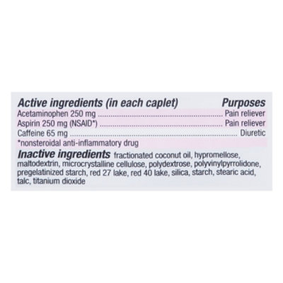 Pamprin Maximum Strength Caplets - 24 Count - Image 4