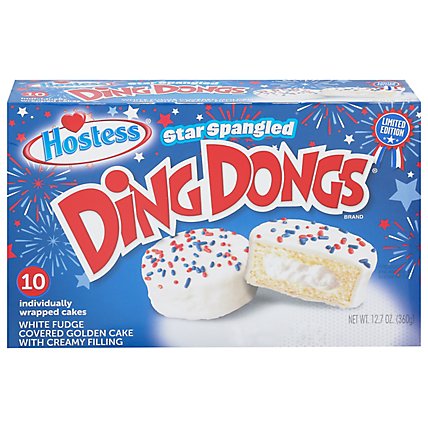 Hostess Ding Dongs Star Spangled Cakes 10 Count - 12.7 Oz - Image 3