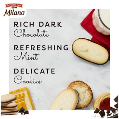 Pepperidge Farm Milano Mint Chocolate Cookies - 10 Ct - 0.95 Oz - Image 3