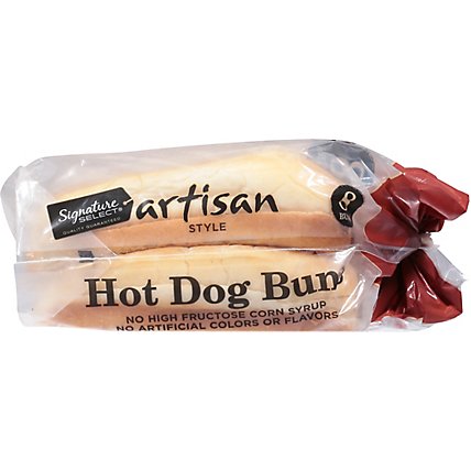 Signature Select Artisan Hot Dog Buns White - 16 Oz - Image 3