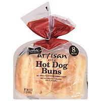Signature Select Artisan Hot Dog Buns White - 16 Oz - Image 1