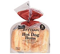 Signature Select Artisan Hot Dog Buns White - 16 Oz