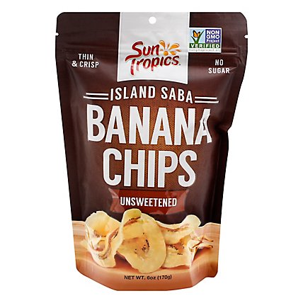 Sun Tropics Unsweetened Saba Banana Chips - 6 Oz - Image 3