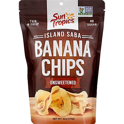 Sun Tropics Unsweetened Saba Banana Chips - 6 Oz - Image 2
