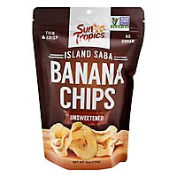 Sun Tropics Unsweetened Saba Banana Chips - 6 Oz - Image 1