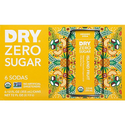 Dry Zero Sugar Island Fruit Soda - 6-12 Fl. Oz. - Image 3