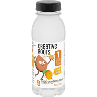 Creative Roots Peach Mango Naturally Flavored Coconut Water Beverage - 8.5 Fl. Oz. - Image 1