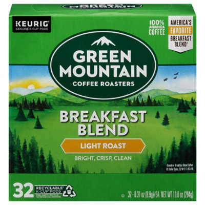 Green Mountain Coffee Roasters Breakfast Blend Light Roast Coffee K Cup Pods - 32 Count - Image 3