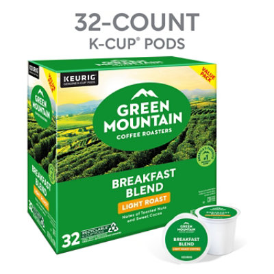 Green Mountain Coffee Roasters Breakfast Blend Light Roast Coffee K Cup Pods - 32 Count - Image 2