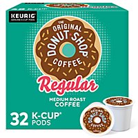 The Original Donut Shop Regular Medium Roast Coffee K Cup Pods - 32 Count - Image 1