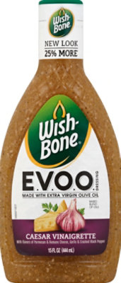 Wish Bone Dressing EVOO Caesar Vinaigrette - 15 Fl. Oz. - acmemarkets