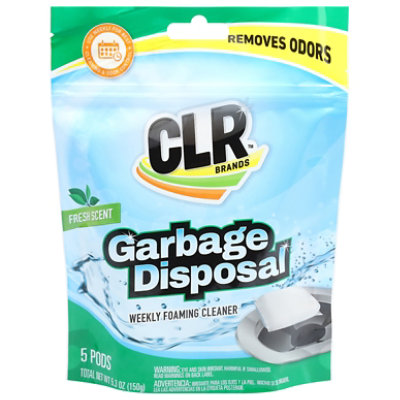 CLR Garbage Disposal Foaming Cleaner + Freshener Clean Scent Pouch - 5 Count - Image 1