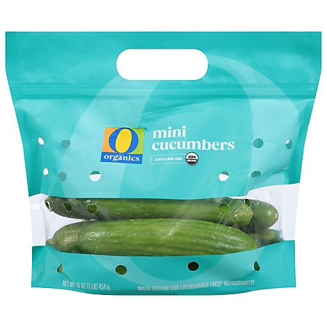 O Organics Cucumbers Mini - 16 Oz