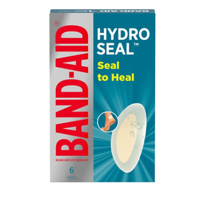 Bandaid Hydro Seal Blister Heel - 6 Count