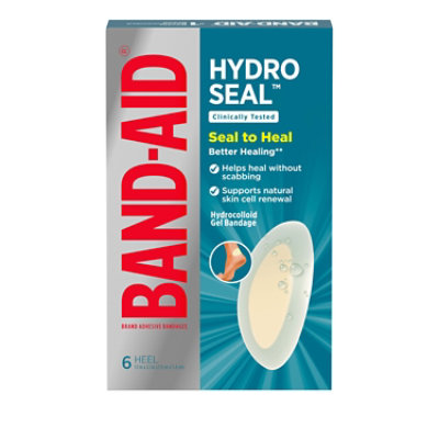 Bandaid Hydro Seal Blister Heel - 6 Count - Image 2