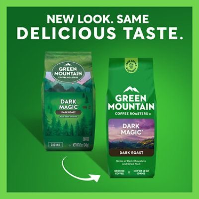 Green Mountain Coffee Roasters Dark Magic Dark Roast Ground Coffee Bagged - 12 Oz - Image 5