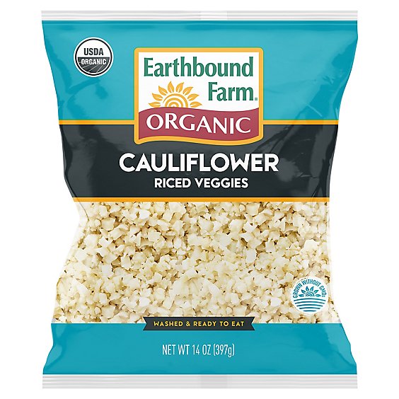 Earthbound Farm Organic Riced Cauliflower Bag - 14 Oz