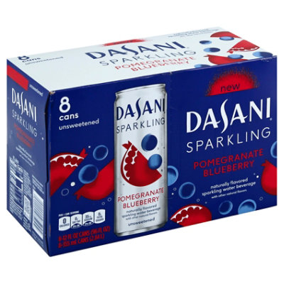 Dasani Water Sparkling Zero Calorie Pomegranate Blueberry Flavored 8 Count - 12 Fl. Oz.