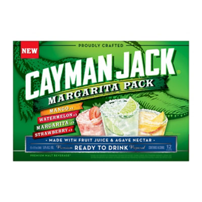 Cayman Jack Margarita Variety Pack in Cans - 12-12 Fl. Oz.