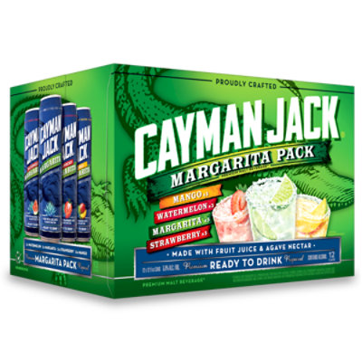 Cayman Jack Margarita Variety Pack in Cans - 12-12 Fl. Oz.