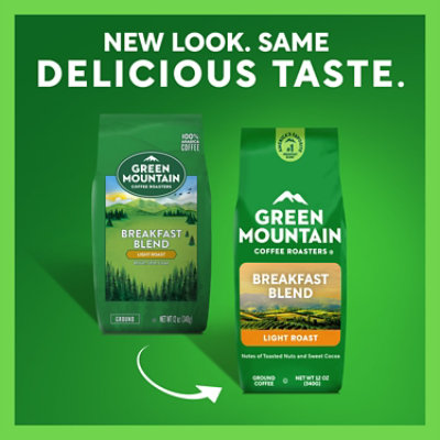 Green Mountain Coffee Roasters Breakfast Blend Light Roast Ground Coffee Bagged - 2 Oz - Image 5