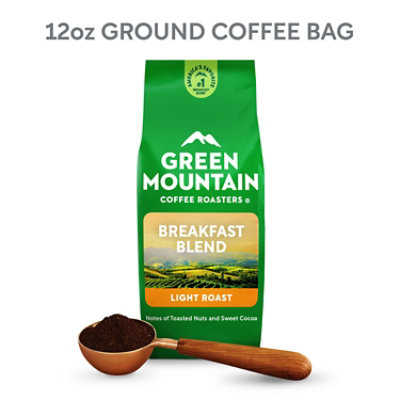 Green Mountain Coffee Roasters Breakfast Blend Light Roast Ground Coffee Bagged - 2 Oz - Image 3