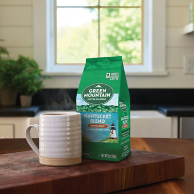 Green Mountain Coffee Roasters Nantucket Blend Medium Roast Ground Coffee Bagged - 12 Oz - Image 4