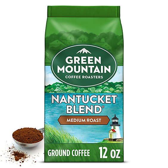 Green Mountain Coffee Roasters Nantucket Blend Medium Roast Ground Coffee Bagged - 12 Oz