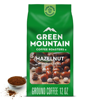 Green Mountain Coffee Roasters Hazelnut Flavored Light Roast Ground Coffee Bagged -  12 Oz - Image 1