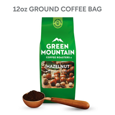 Green Mountain Coffee Roasters Hazelnut Flavored Light Roast Ground Coffee Bagged -  12 Oz - Image 3