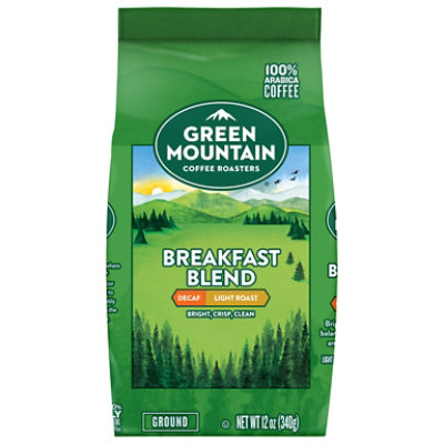 Green Mountain Coffee Roasters Breakfast Blend Decaf Light Roast Ground Coffee Bagged - 12 Oz - Image 4