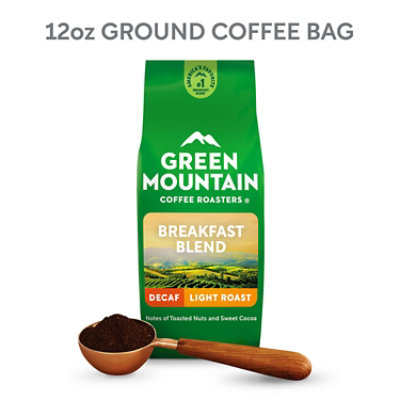 Green Mountain Coffee Roasters Breakfast Blend Decaf Light Roast Ground Coffee Bagged - 12 Oz - Image 3