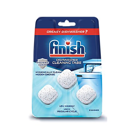 Finish In Wash Dishwasher Cleaner - 3 Count - Image 1