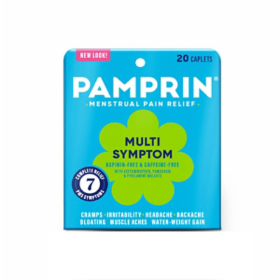 Pamprin Multi Symptom Caps - 20 Count
