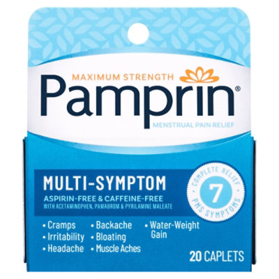 Pamprin Multi Symptom Caps - 20 Count - Image 3