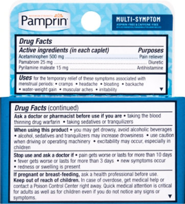 Pamprin Multi Symptom Caps - 20 Count - Image 5