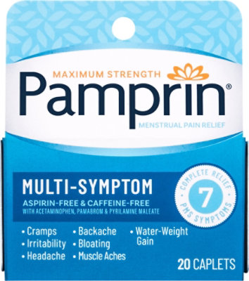 Pamprin Multi Symptom Caps - 20 Count - Image 2