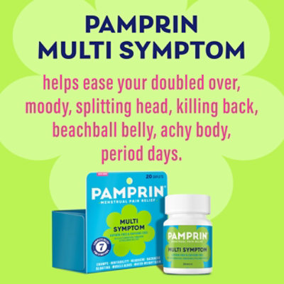 Pamprin Multi Symptom Caps - 20 Count - Image 3
