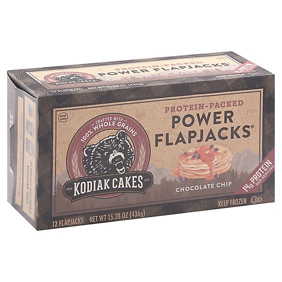 Kodiak Cakes Power Flapjacks Chocolate Chip 12 Count - 15.38 Oz