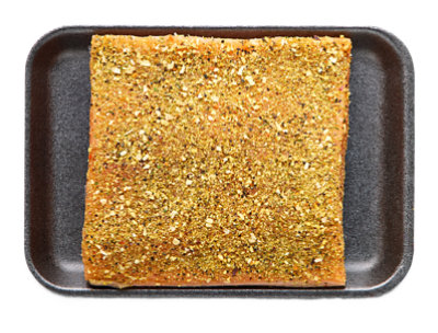 Salmon Atlantic Fillet Lemon Pepper Seasoned - Lb - Image 1