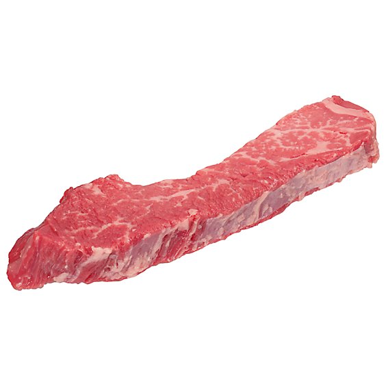 Meat Counter Beef USDA Prime Loin Tri Tip Steak Thin Boneless Service Case - 0.50 LB