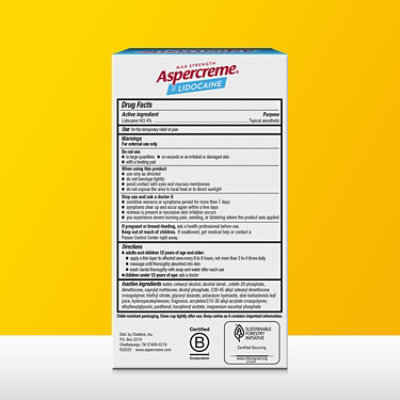 Aspercreme Foot Pain W Lidocaine - 4 Oz - Image 2