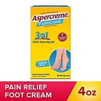 Aspercreme Foot Pain W Lidocaine - 4 Oz - Image 1