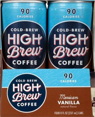 High Brew Coffee Cold-Brew Mexican Vanilla Pack - 4-8 Fl. Oz. - Image 6