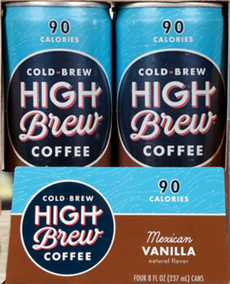 High Brew Coffee Cold-Brew Mexican Vanilla Pack - 4-8 Fl. Oz. - Image 2