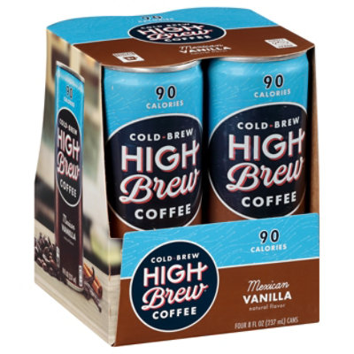 High Brew Coffee Cold-Brew Mexican Vanilla Pack - 4-8 Fl. Oz. - Image 1